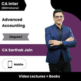 CA Inter Advanced Accounting (Regular) Video Lectures by CA Sarthak Jain (Mobile)